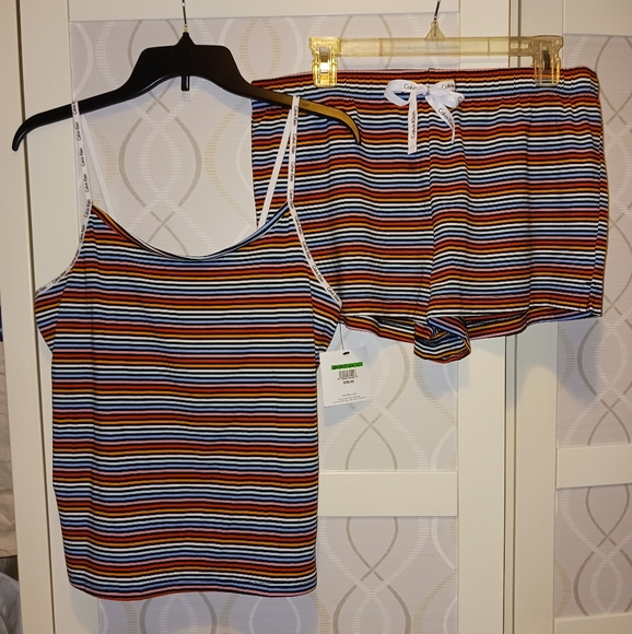Calvin Klein Other - Calvin Klein Pajamas Sleepwear Set Tank & Shorts